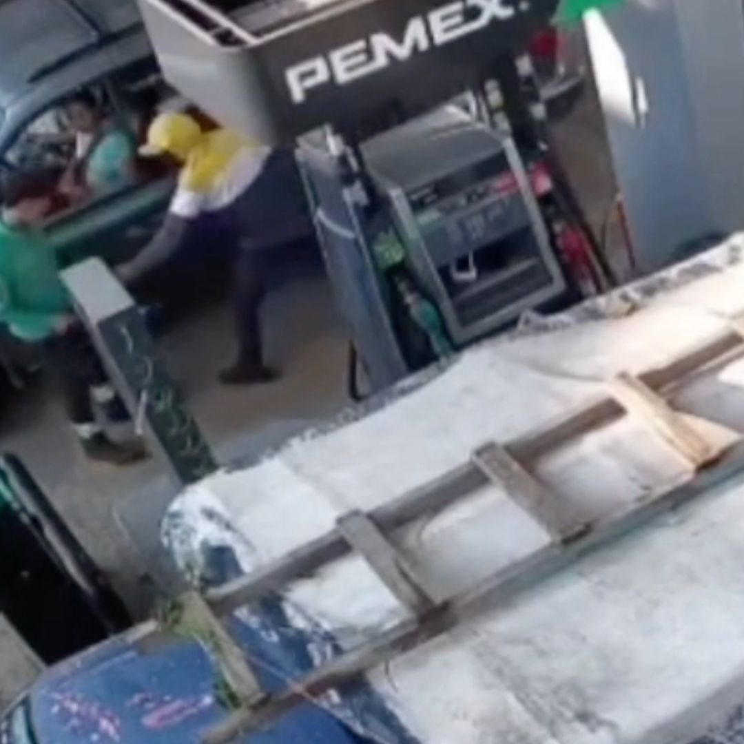 Denuncian Gasolinera Donde Asaltan en la Carretera Federal 45 en Salamanca.